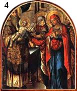 Ofiarowanie Jezusa w świątyni - Ikona Białoruska XVIIIw.